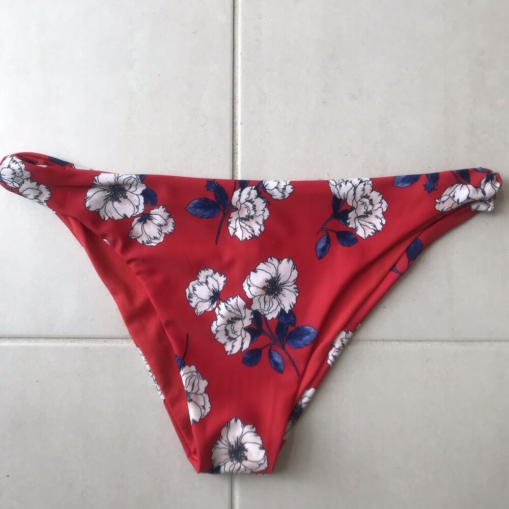 Full Tilt Bikini Bottom Tropical Floral Swimwear Beach Summer